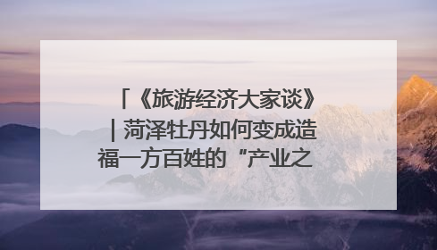 《旅游经济大家谈》｜菏泽牡丹如何变成造福一方百姓的“产业之花”“富民之花”？