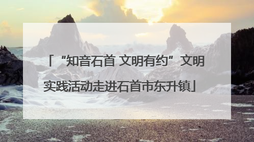 “知音石首 文明有约”文明实践活动走进石首市东升镇