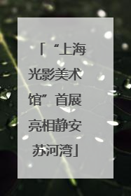 “上海光影美术馆”首展亮相静安苏河湾