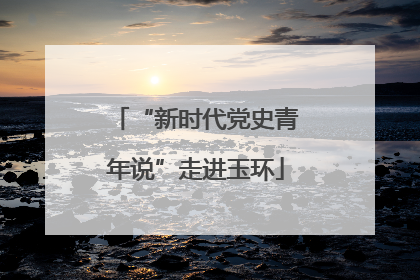 “新时代党史青年说”走进玉环