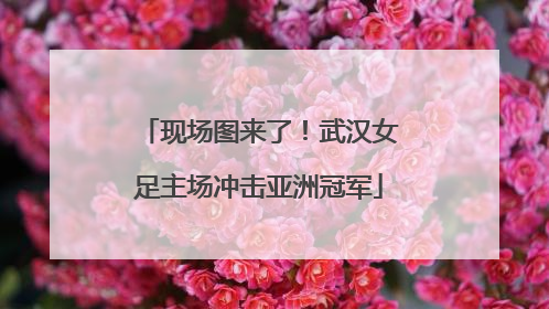 现场图来了！武汉女足主场冲击亚洲冠军