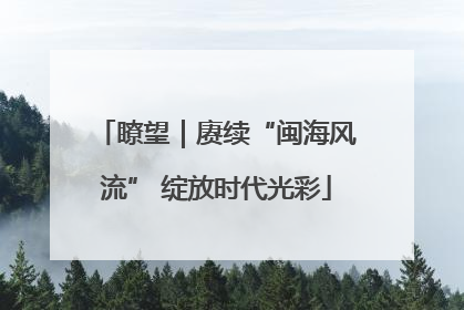 瞭望｜赓续“闽海风流” 绽放时代光彩