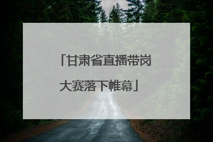 甘肃省直播带岗大赛落下帷幕