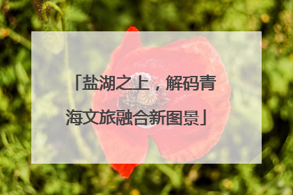 盐湖之上，解码青海文旅融合新图景