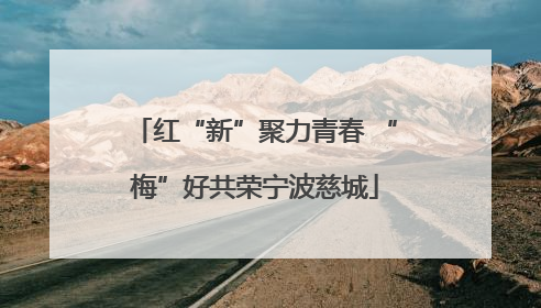 红“新”聚力青春 “梅”好共荣宁波慈城