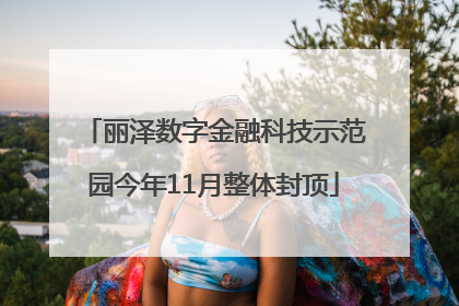 丽泽数字金融科技示范园今年11月整体封顶