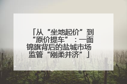 从“坐地起价”到“原价提车”：一面锦旗背后的盐城市场监管“刚柔并济”