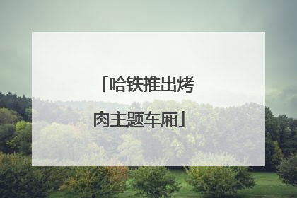 哈铁推出烤肉主题车厢
