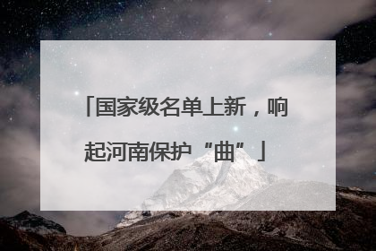 国家级名单上新，响起河南保护“曲”