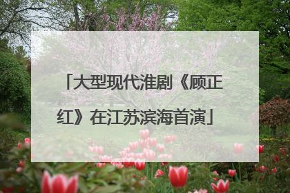大型现代淮剧《顾正红》在江苏滨海首演