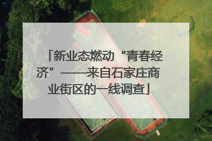 新业态燃动“青春经济”——来自石家庄商业街区的一线调查