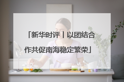 新华时评丨以团结合作共促南海稳定繁荣