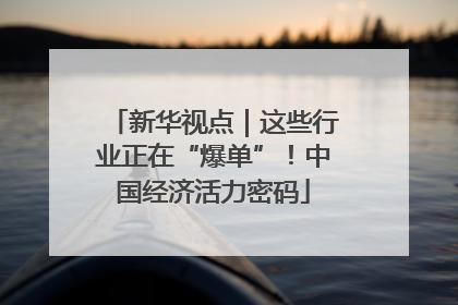 新华视点｜这些行业正在“爆单”！中国经济活力密码