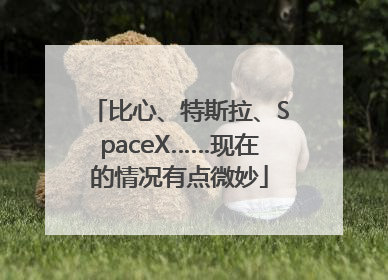 比心、特斯拉、SpaceX……现在的情况有点微妙