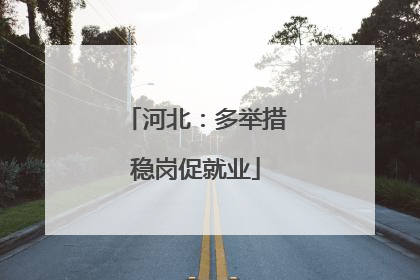 河北：多举措稳岗促就业