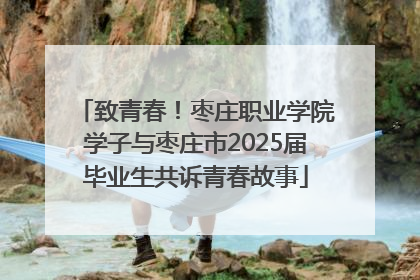 致青春！枣庄职业学院学子与枣庄市2025届毕业生共诉青春故事