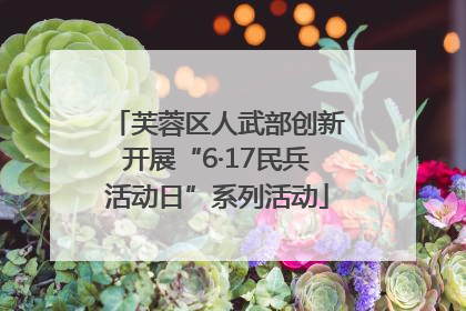 芙蓉区人武部创新开展“6·17民兵活动日”系列活动