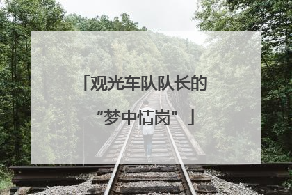 观光车队队长的“梦中情岗”