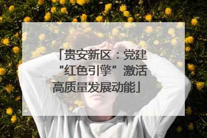 贵安新区：党建“红色引擎”激活高质量发展动能