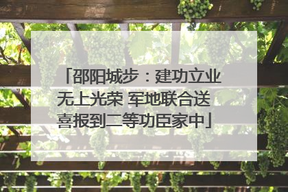 邵阳城步：建功立业无上光荣 军地联合送喜报到二等功臣家中