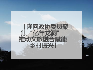 隆回政协委员聚焦“亿年龙洞” 推动文旅融合赋能乡村振兴