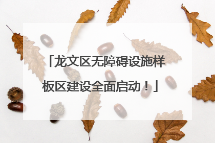 龙文区无障碍设施样板区建设全面启动！