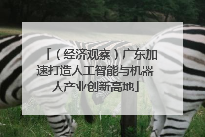 （经济观察）广东加速打造人工智能与机器人产业创新高地