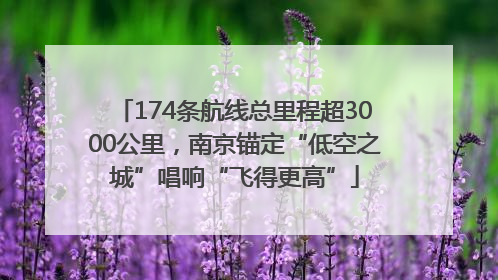 174条航线总里程超3000公里，南京锚定“低空之城”唱响“飞得更高”