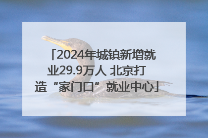 2024年城镇新增就业29.9万人 北京打造“家门口”就业中心