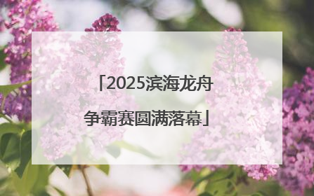 2025滨海龙舟争霸赛圆满落幕