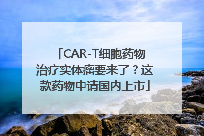 CAR-T细胞药物治疗实体瘤要来了？这款药物申请国内上市